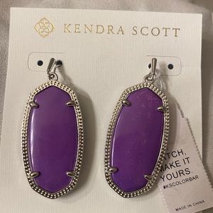 Kendra Scott Purple Elle Earrings